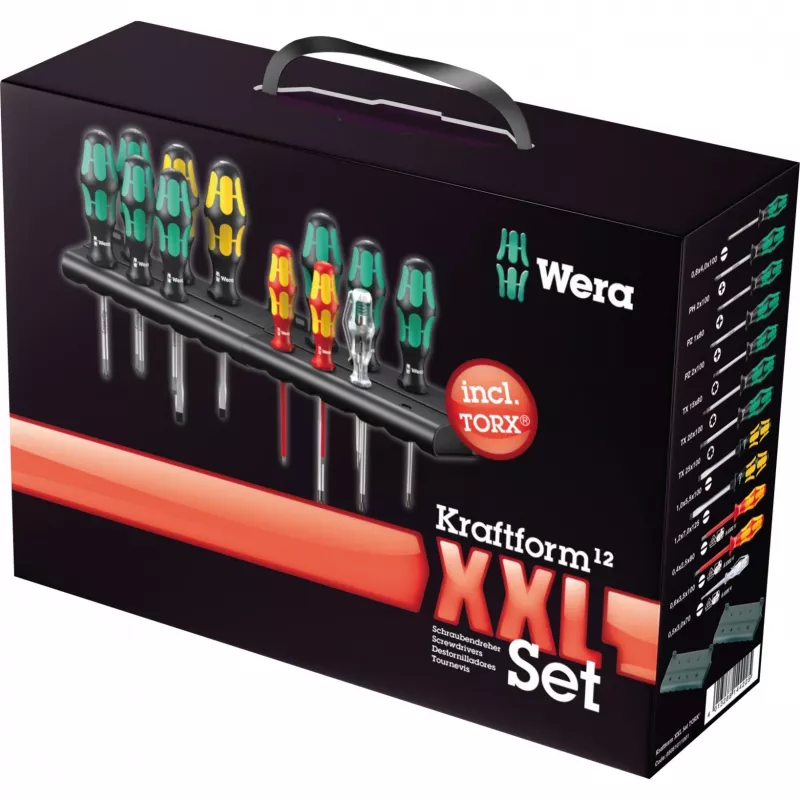 Wera Kraftform XXL 2 sukimo momento atsuktuvų rinkinys