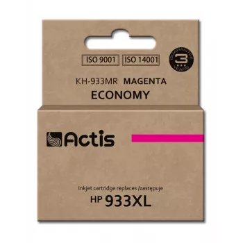 Actis KH-933MR rašalo kasetė (pakaitalas HP 933XL CN055AE; Standartinė; 13 ml; rausva)