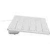 Klaviatūra Speedlink RIVA Slim Metal Scissor White – belaidė plona žirklinio mechanizmo klaviatūra, balta