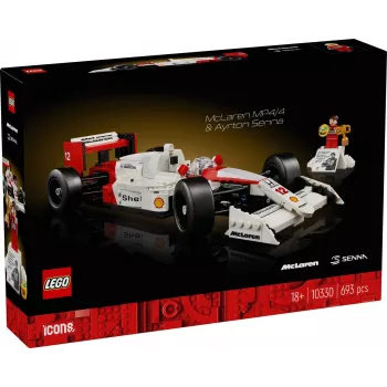 LEGO ICONS McLaren MP4/4 Ayrton Senna 10330 – konstruktorius modelis suaugusiems