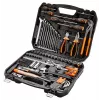 Įrankių rinkinys NEO tools 08-945 142 dalių, 1/4 inch ir 1/2 inch lizdai, su dėklu