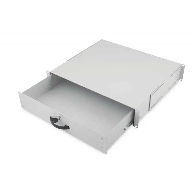 Ištraukiamas klaviatūros stalčius su dokumentų skyriumi Digitus DN-19 KEY-2U