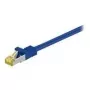 Wentronic Goobay Cat.7 tinklo laidas, S/FTP (PiMF), mėlynas, 30 m – LSZH halogenų neturintis, varinis, RJ45 kištukas (91673)