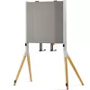 One for All WM 7482 – TV laikiklis sieninis, 81,3–177,8 cm (32–70 colių), iki 50 kg, VESA 200×100–400×400 mm, pilka spalva, medžio imitacija