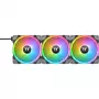 Thermaltake SWAFAN EX12 RGB korpuso aušinimo ventiliatorius TT Premium Edition CL-F143-PL12SW-A, 120 mm, atvirkštinės mentelės, 3 vnt., juodas