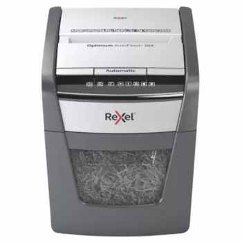 Rexel Optimum AutoFeed+ 50X automatinis kryžminis popieriaus smulkintuvas P4