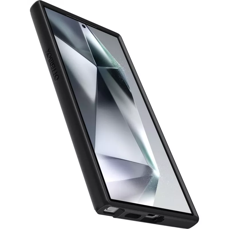 OtterBox Symmetry dėklas Samsung Galaxy S24 Ultra – juodas, plonas dizainas
