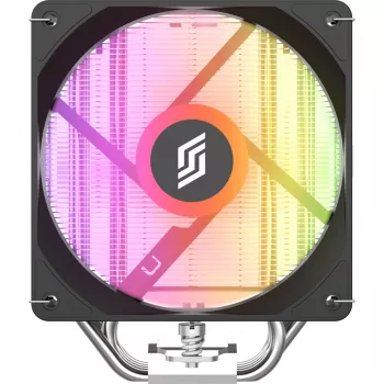 CPU aušintuvas Silentware Bora 120 mm, juodas/sidabrinis, modelis BORA