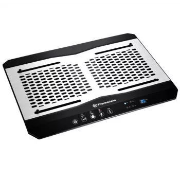 Aušinimo padėklas nešiojamam kompiuteriui THERMALTAKE CL-N002-PL12BL-A su 12 cm ventiliatoriumi, aliuminis ir plastikas, 390×277.5×49.3 mm, 1000–1300 RPM