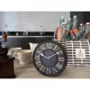 NeXtime laikrodis 5187zw London Table, Ø16 cm, sieninis, juodas/baltas