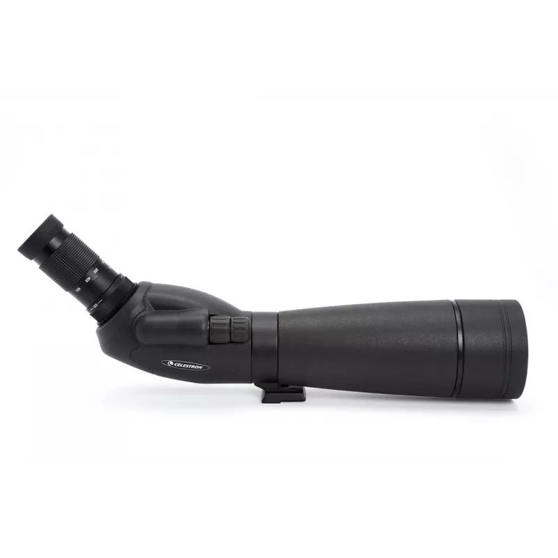Celestron TrailSeeker 80-45 laipsnių žiūroninis teleskopas 60x BaK-4 juodas