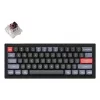 Belaidė klaviatūra Keychron V4 RGB/CARBON Black V4-B3