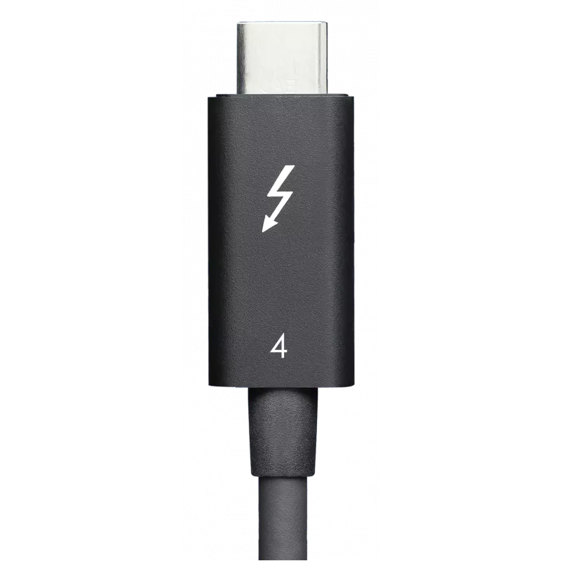 Thunderbolt laidas Lenovo 4Z51A40455 — 2 m, 40 Gbit/s, kištukas‑kištukas, juodas