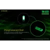Raktų pakabuko žibintuvėlis Nitecore TIKI GITD Pilka – USB įkraunamas, 1 lm, 55 mm, 12 g, IP66