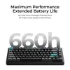 Mechaninė 75% klaviatūra Keychron Q1 Ultra 8K – USB + RF belaidis + Bluetooth, RGB, juoda