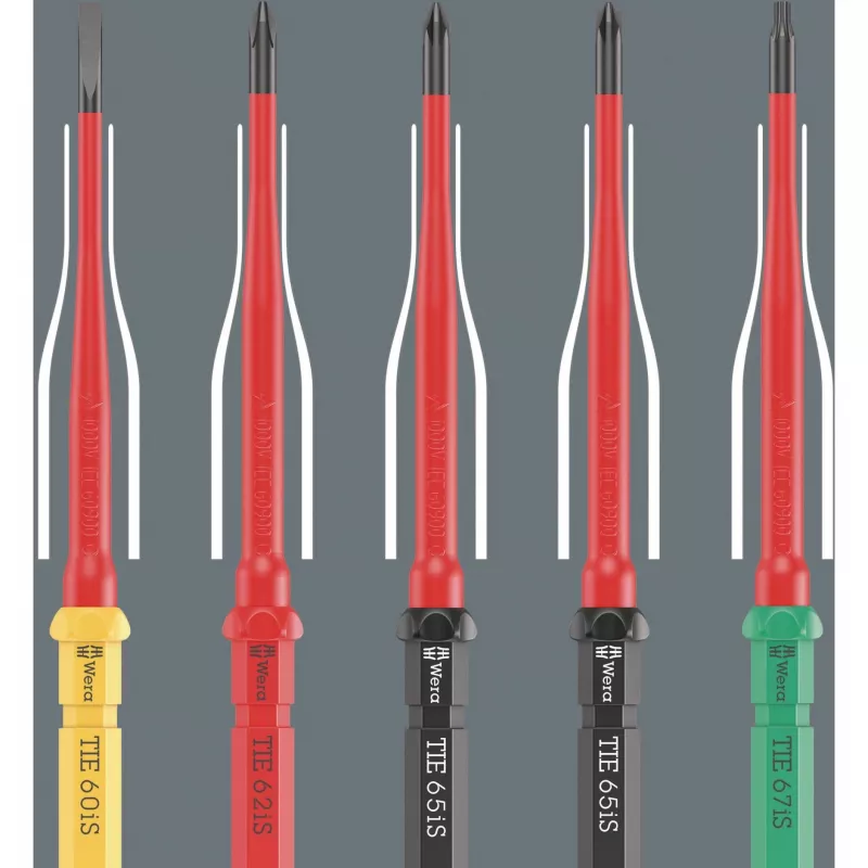Wera Kraftform Kompakt VDE 16 Torque itin plonas atsuktuvų rinkinys (05006609001)