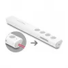 DeLOCK USB lazerinis pristatymo nuotolinis valdiklis baltas belaidis RF USB nano imtuvas