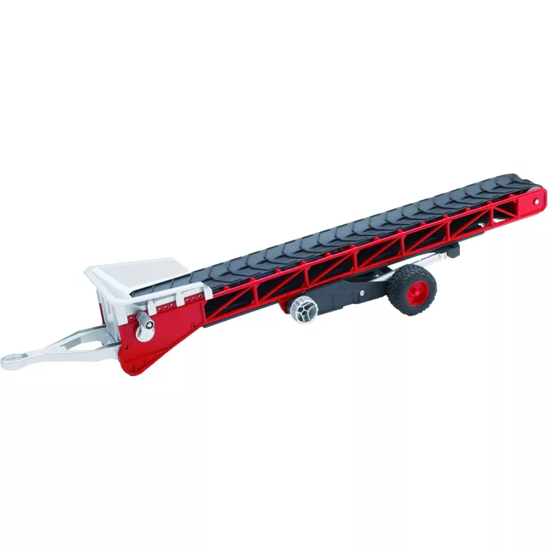 BRUDER 02031 plastikinė atsarginė dalis – konvejerio juosta su sulankstomu vyžiu, juoda/raudona, 1:16