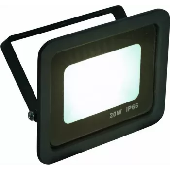 LED prožektorius EUROLITE FL-20 SMD CW IP65 20W, šalta balta šviesa, kompaktiškas lauko apšvietimas