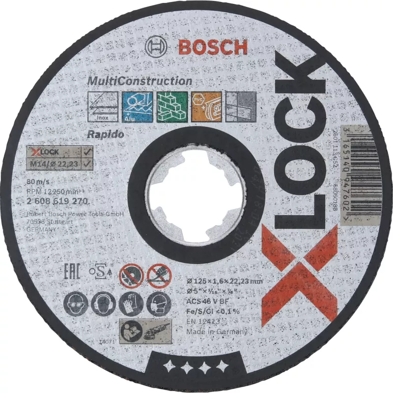 Pjovimo diskas Bosch X-LOCK MULTI CONSTRUCTION