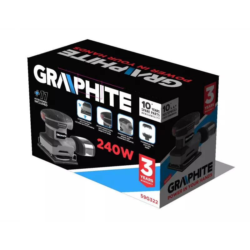 Graphite 59G322 grindimo ir poliravimo mašina grindims
