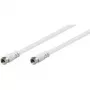 Wentronic Goobay SAT jungiamasis kabelis, baltas, 10 m - F kištukas F kištukas (27202)