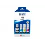 Originalus Epson EcoTank rašalo butelių rinkinys 4 spalvoms – juoda 127 ml, žydra/magenta/geltona 210 ml (C13T03V64A)