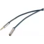 shiverpeaks sp-PROFESSIONAL garso kabelis 5 m 3,5 mm mėlynas - chromuotas (SP30808-SLIM)