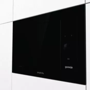 Gorenje BM235G1SYB juoda kombinuota mikrobangų krosnelė įmontuojama 23 L 900 W
