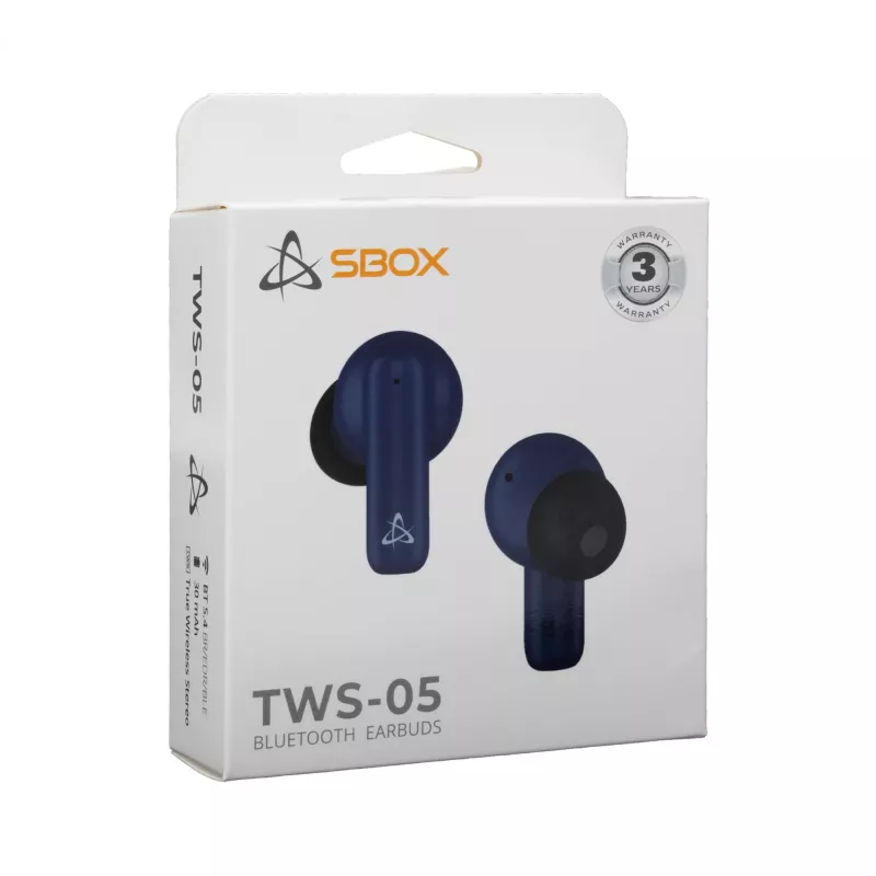 Belaidės ausinės SBOX EB-TWS05 Mėlyna