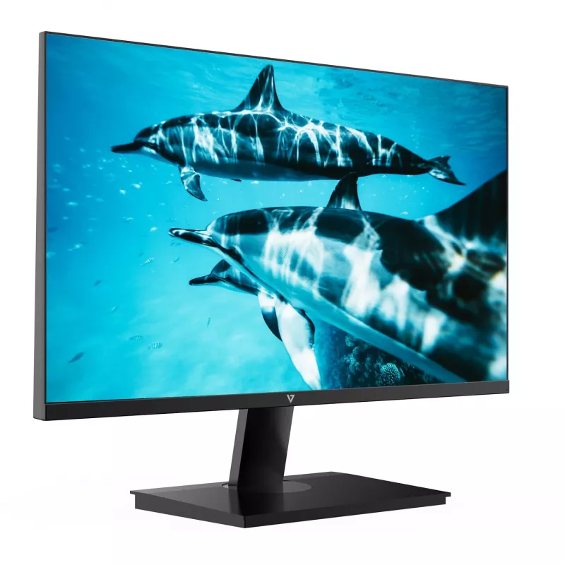 V7 27 colių FHD IPS monitorius HDMI 100Hz 1080p VGA garsiakalbiai plokščias ekranas (TFT LCD) IPS (L270V0-E)