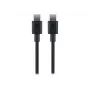 Laidas USB-C (vyriškas) į USB-C (vyriškas) - USB 2.0, 3 A, 0,5 m, juodas - Wentronic goobay (66316)