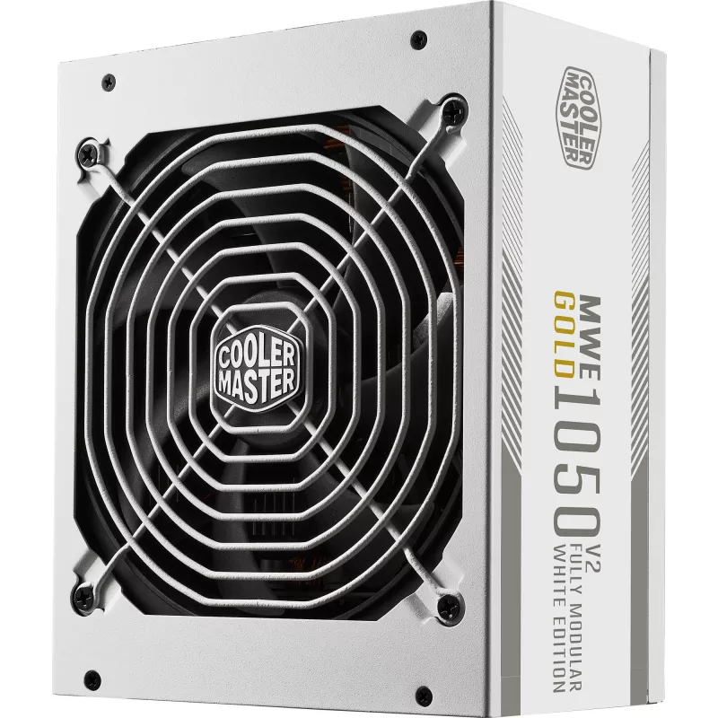 Cooler Master MWE Gold 1050 V2 ATX 3.1 maitinimo blokas, 1050 W, baltos spalvos (MPE-A501-AFCAG-3EGEU)
