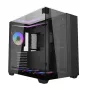 Korpusas Darkflash TH285 (juodas) + 4 ventiliatoriai