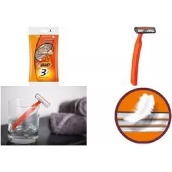 Vienkartinis skutimosi peiliukas BIC SENSITIVE, pakuotė 8 vnt., jautriai odai