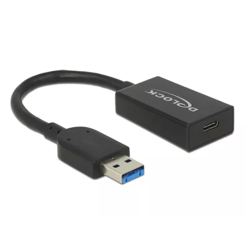 USB adapteris DeLOCK 65698 USB 3.2 Gen 2 0,15 m USB A USB C juodas