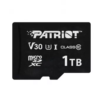 MicroSDXC atminties kortelė PATRIOT VX Series 1 TB — UHS‑I, Class 10, U3, V30, 90 MB/s skaitymas, 80 MB/s rašymas