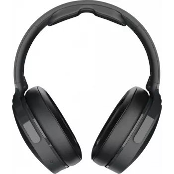 Ausinės ant galvos Skullcandy Hesh Evo – laidinės ir Bluetooth 5.0, 36 h baterija, USB-C, 3,5 mm, sulankstomos, triukšmo slopinimas, juodos