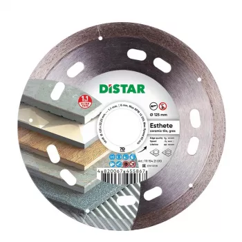 DISTAR deimantinis pjovimo diskas ESTHETE 125 x 1.1 x 8 x 22,23 mm