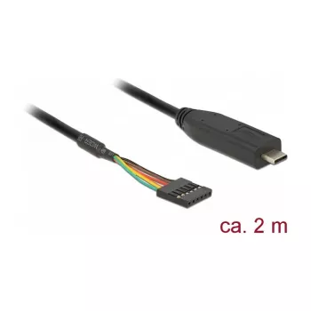 USB laidas DeLOCK 63913 2m USB C juodas