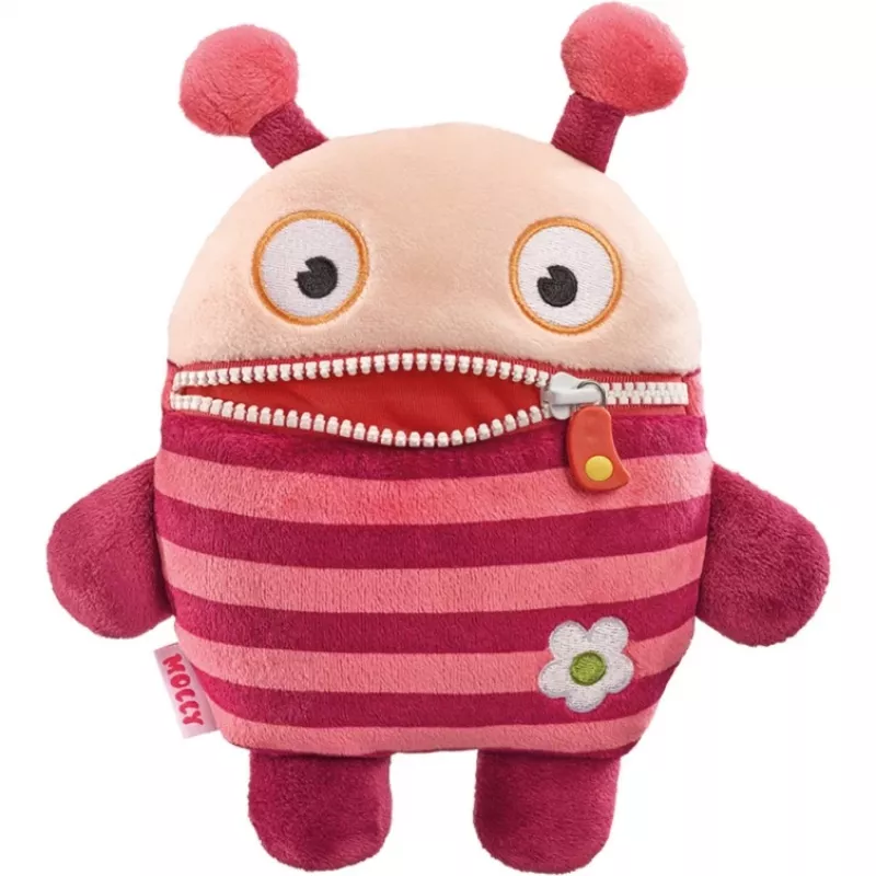 Sorgenfresser Molly, pliušinis žaislas tamsiai raudonas/kreminis, 23 cm