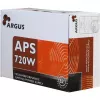 INTER TECH Argus APS-720W - Maitinimo šaltinis (115-230 V, 20+4 pin ATX, 47-63 Hz, 12V1, +12V2, +3,3V, +5V, +5Vsb, 12V, aktyvus PFC, ATX, juoda)