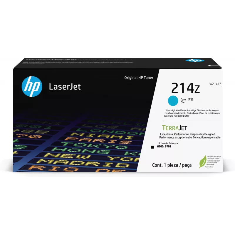 HP 214Z Ultra High Yield Cyan Original LaserJet kasetė