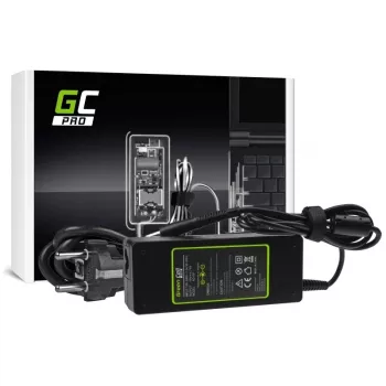Maitinimo adapteris Green Cell AD15P 90W, skirtas HP nešiojamiesiems kompiuteriams, 19V 4.74A, AC-DC, vidaus naudojimui, 1,2 m laidas, juodas