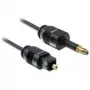 Toslink garso kabelis DeLOCK 82875 1m Mini-TOSLINK Juodas