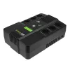 Nepertraukiamo maitinimo šaltinis Green Cell UPS06, Line-Interactive 600 VA (360 W), 6 AC lizdai, LCD, USB, RJ-45, 12 V 7 Ah baterija