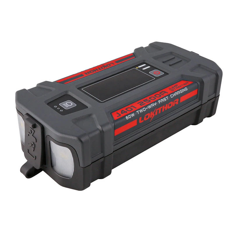 Automobilinis užvedimo starteris Lokithor J401 2500A, powerbank 20000mAh