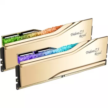 G.Skill Trident Z5 Royal RGB 32 GB (2x16 GB) DDR5-6000 MHz, auksiniai, F5-6000J2836G16GX2-TR5G