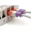 Spalvų kodavimo klipas Digitus Color clips Patch kabeliui A-CC-VI PVC Violetinė