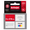 Kasetė su rašalu ActiveJet AC-576NX suderinama su Canon CL-576XL didelės talpos, dažų pagrindu, geltona/raudona/mėlyna, 15 ml